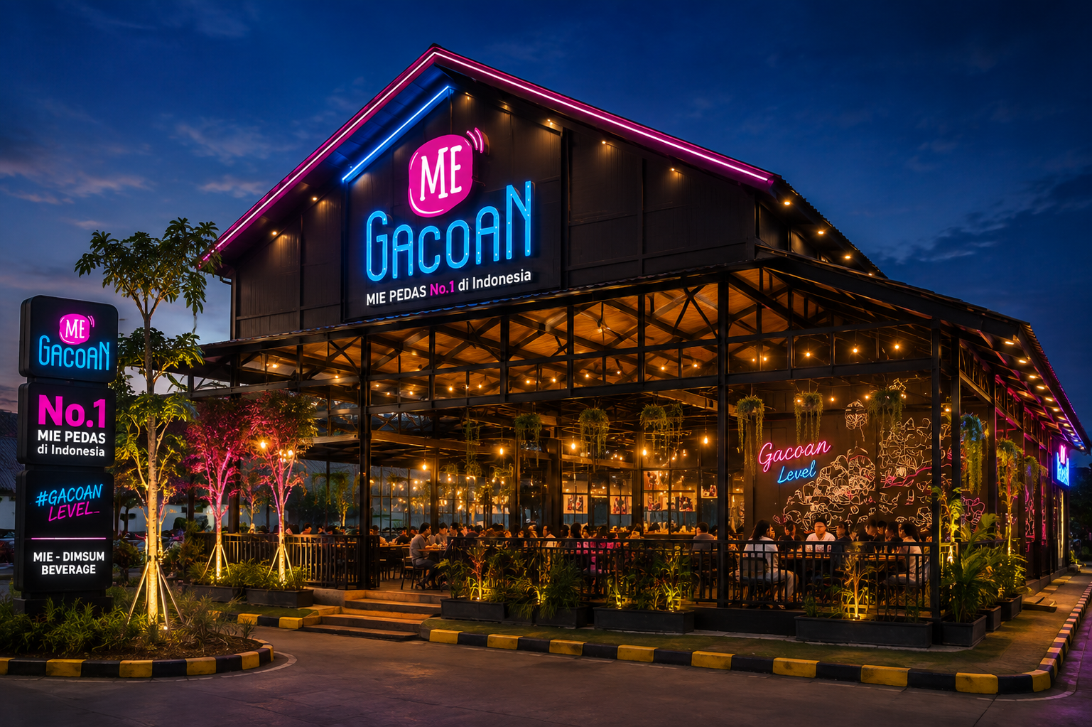Eksterior outlet Mie Gacoan