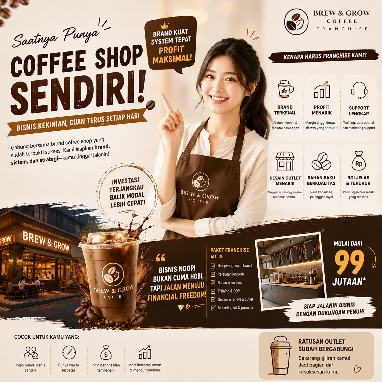 Coffee Shop Ilustrasi